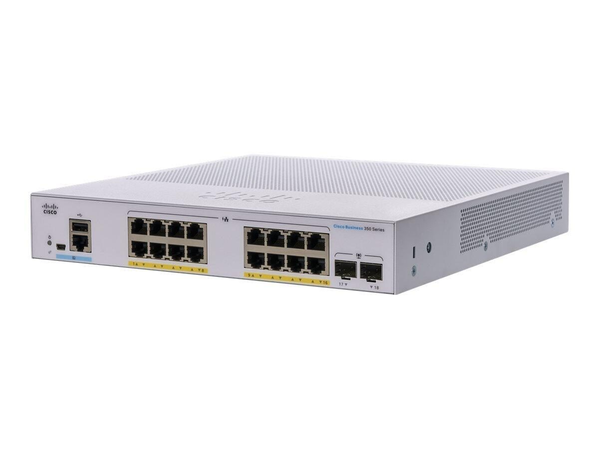 Cisco Switch Business 350-Series 18-Port 1GbE 240W PoE managed von Cisco