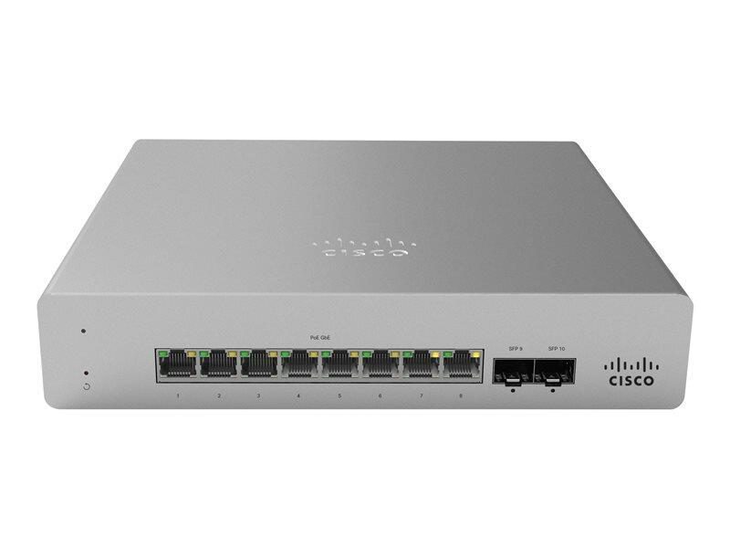 Cisco Switch Meraki MS120 10-Port 1GbE 67W PoE managed Cisco Switch Meraki MS120 10-Port 1GbE 67W PoE managed von Cisco