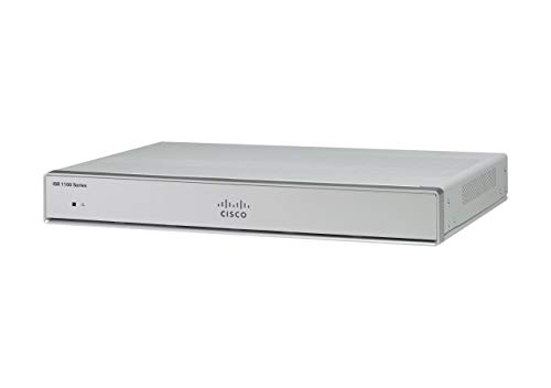 Cisco Systems C1111X-8P Integrated Services Router mit 8 Gigabit Ethernet (GbE)-Dual-Ports, GE-WAN-Ethernet-Router mit 8 GB Speicher, 1 Jahr eingeschränkte Hardwaregarantie (C1111X-8P) grau von Cisco