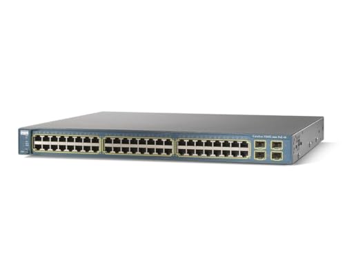 Cisco Systems Catalyst 3560G-48PS-S Switch Giga 48 x RJ45 10/100 / 1000 PoE + 4 x MiniGBIC 19 von Cisco