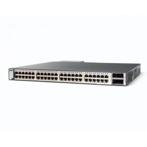 Cisco Systems Catalyst 3750E-48TD-S Switch Giga 48 x RJ45 10/100 / 1000 + 2 x 10 GbE X2 19 von Cisco