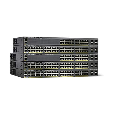 Cisco WS-C2960X-48TS-LL Catalyst 2960-X Switch (48x 10/100/1000 Ethernet Port, 2x SFP, LAN-Lite) von Cisco