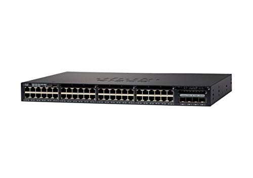 Cisco WS-C3650-48PS-S Catalyst 3650 48 Port PoE 4X1G Uplink IP Base von Cisco