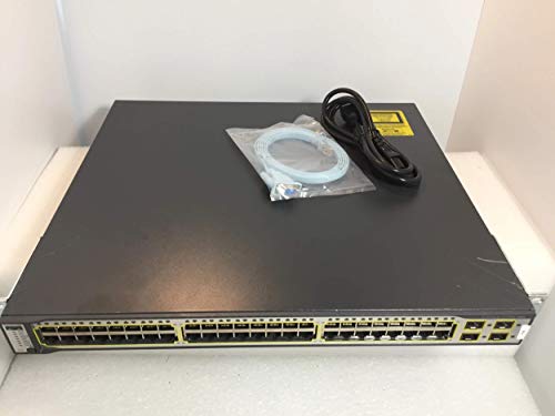 Cisco Catalyst WS-C3750G-48PS-S 48 Port PoE 3750G Gigabit Switch (Renewed) von CISCO DESIGNED