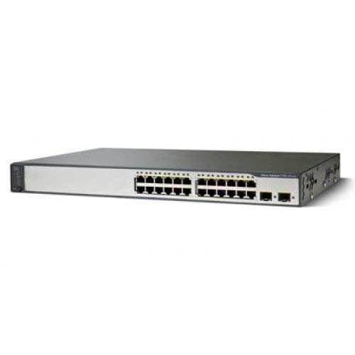 Cisco WS-C3750V2-24PS-S Katalysator 3750V2 24 10/100 PoE + 2 SFP-Standardbild (Generalüberholt) von Cisco