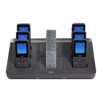 Cisco Wireless IP Phone 8821 Mehrfachladegerät mit Netzteil/-kabel von Cisco