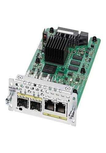 Cisco nim-2ge-cu-sfp Gigabit Ethernet Modul Schaltleistung Netzwerk – Module Schaltleistung Netzwerk (Gigabit Ethernet, 1000 Mbit/s, SFP, Cisco 4000, 0 – 40 °C,-40 – 70 °C) von Cisco