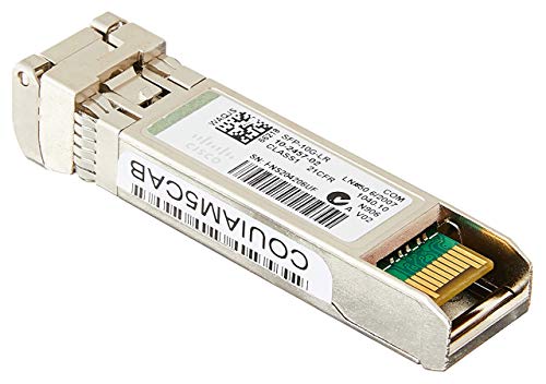 Cisco sfp-10g-lr-rf Glasfaser 1310 nm 10000 Mbit/s SFP + Modul Transceiver Netzwerk- – Module Netzwerk-Funkgeräte (10000 Mbit/s, SFP +, LC, LR, Glasfaser Optik, 1310 nm) von Cisco