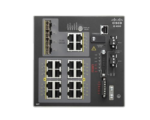 IE 4000 16 x RJ45 10/100M 4X1G Combo LAN Base von Cisco