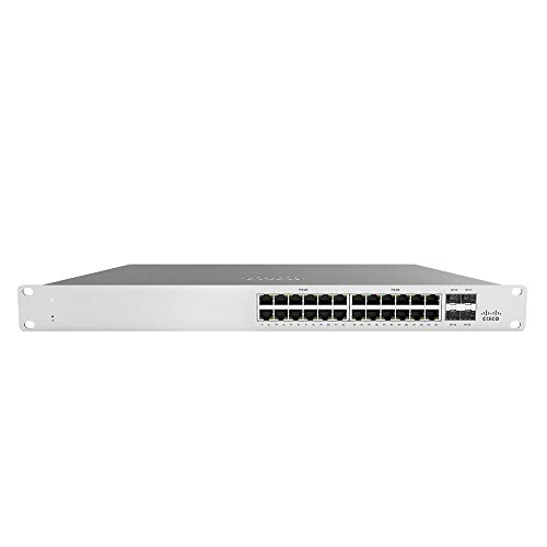 Meraki MS120-24P 1G L2 Cld Mngd 24x GigE 370W PoE Switch von Cisco