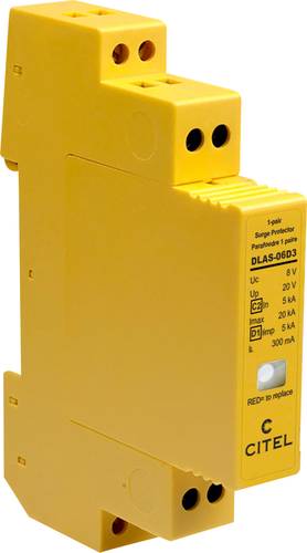 Citel 641301 DLAS-06D3 Überspannungsschutz-Modul Überspannungsschutz für: Verteilerschrank 20 kA Citel 641301 DLAS-06D3 Überspannungsschutz-Modul Überspannungsschutz für: Verteilerschrank 20 kA von Citel