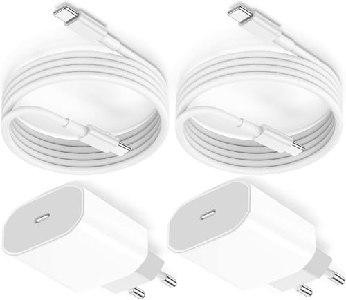 2Pack Für iPhone15 USB C Adapter mit 60W 2M Typ C auf Typ C Kabel, iPhone15 Ladestecker mit USBC Kabel für iPhone15 Pro Max/MacBook/iPad Air/Mini/Pro/Samsung von Citelect