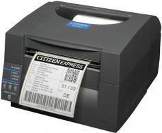 Citizen CL-S521II, 8 Punkte/mm (203dpi), ZPL, Datamax, Multi-IF (Ethernet, Premium), schwarz Etikettendrucker, Thermodirekt, Auflösung: 8 Punkte/mm (203dpi), Medienbreite (max): 104mm, Geschwindigkeit (max.): 150mm/Sek., Multi Interface (RS232, USB, Ethernet, Premium), Emulation: ZPL, Datamax, inkl.: Netzkabel (EU), separat bestellen: Schnittstellenkabel, Farbe: schwarz (CLS521IINEBXXE2) von Citizen
