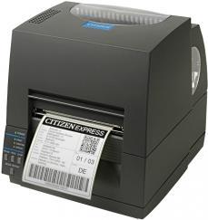 Citizen CL-S631II - Etikettendrucker - TD/TT - Rolle (11,8 cm) - 300 dpi - bis zu 100 mm/Sek. - USB, LAN, seriell - Schwarz von Citizen