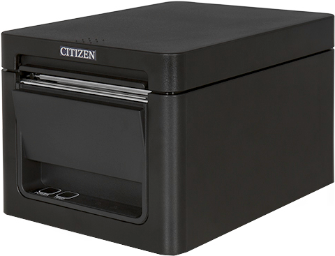 Citizen CT-E351 - Belegdrucker - zweifarbig (monochrom) - Thermopapier - 8 cm Rolle, Rolle (5,8 cm) - 203 dpi - bis zu 250 mm/Sek. - USB, RS232C - Schneider (CTE351XXEBX) von Citizen