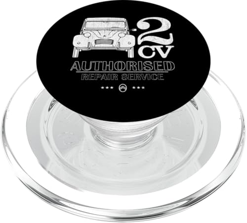 2CV Autorisierter Reparaturservice, weißes Logo Vatertag PopSockets PopGrip für MagSafe 2CV Autorisierter Reparaturservice, weißes Logo Vatertag PopSockets PopGrip für MagSafe von Citroën