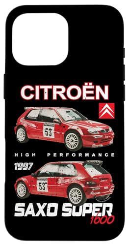 Citroen 1997 Saxo Super 1600 Vatertag Hülle für iPhone 16 Pro Max Citroen 1997 Saxo Super 1600 Vatertag Hülle für iPhone 16 Pro Max von Citroën