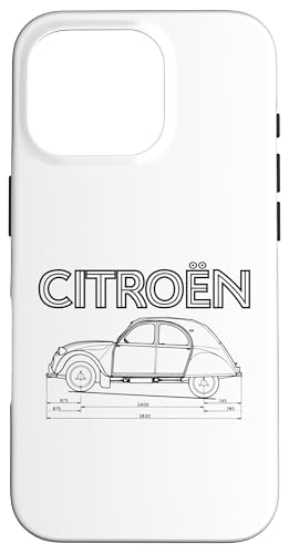 Citroën 2CV Abmessungen schwarz Diagramm Vatertag Hülle für iPhone 16 Pro Citroën 2CV Abmessungen schwarz Diagramm Vatertag Hülle für iPhone 16 Pro von Citroën