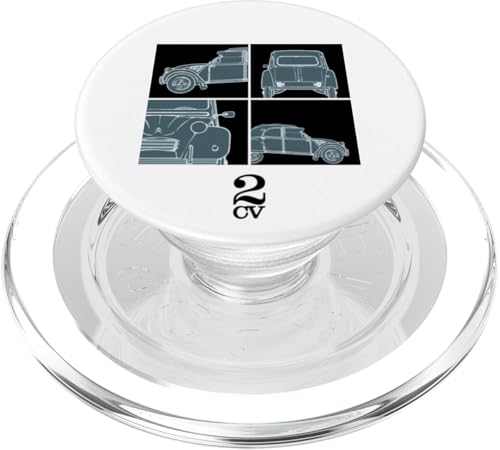 Citroën 2CV Black Glamour Nahaufnahmen Vatertag PopSockets PopGrip für MagSafe Citroën 2CV Black Glamour Nahaufnahmen Vatertag PopSockets PopGrip für MagSafe von Citroën