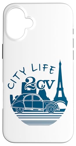 Citroën 2CV City Life Paris für Licht Vatertag Hülle für iPhone 16 Plus Citroën 2CV City Life Paris für Licht Vatertag Hülle für iPhone 16 Plus von Citroën