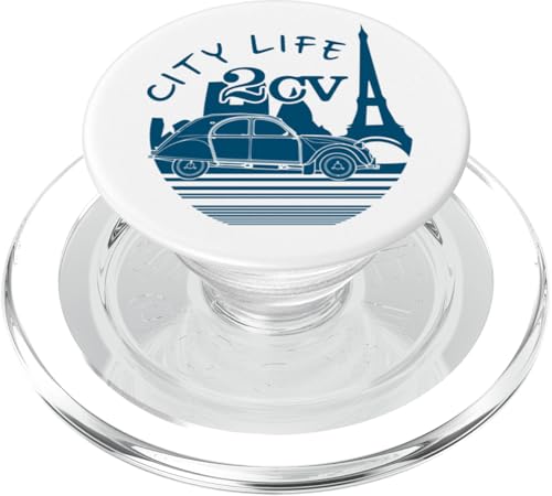 Citroën 2CV City Life Paris für Licht Vatertag PopSockets PopGrip für MagSafe Citroën 2CV City Life Paris für Licht Vatertag PopSockets PopGrip für MagSafe von Citroën