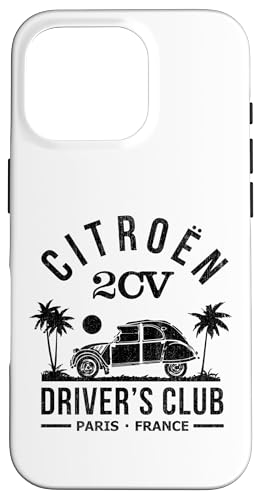 Citroën 2CV Driver's Club Black Beach Vatertag Hülle für iPhone 16 Pro Citroën 2CV Driver's Club Black Beach Vatertag Hülle für iPhone 16 Pro von Citroën