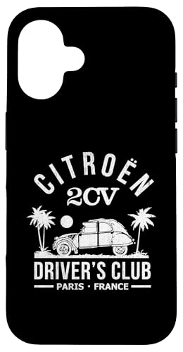 Citroën 2CV Driver's Club White Beach Vatertag Hülle für iPhone 16 Citroën 2CV Driver's Club White Beach Vatertag Hülle für iPhone 16 von Citroën
