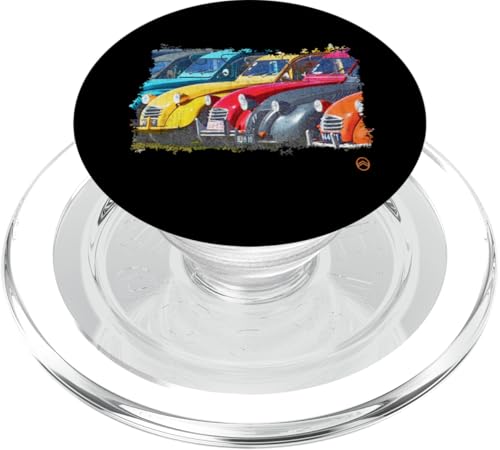 Citroën 2CV In A Line Retro Foto Vatertag PopSockets PopGrip für MagSafe Citroën 2CV In A Line Retro Foto Vatertag PopSockets PopGrip für MagSafe von Citroën