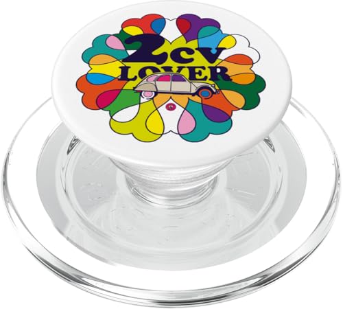 Citroën 2CV Multicolor Hearts Vatertag PopSockets PopGrip für MagSafe Citroën 2CV Multicolor Hearts Vatertag PopSockets PopGrip für MagSafe von Citroën