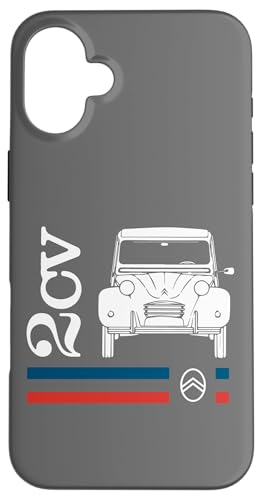 Citroën 2CV Racing Stripes, weiß Vatertag Hülle für iPhone 16 Plus Citroën 2CV Racing Stripes, weiß Vatertag Hülle für iPhone 16 Plus von Citroën