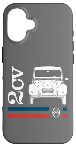 Citroën 2CV Racing Stripes, weiß Vatertag Hülle für iPhone 16 Citroën 2CV Racing Stripes, weiß Vatertag Hülle für iPhone 16 von Citroën
