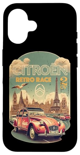 Citroën 2CV Retro Race Paris Frankreich Vatertag Hülle für iPhone 16 Citroën 2CV Retro Race Paris Frankreich Vatertag Hülle für iPhone 16 von Citroën