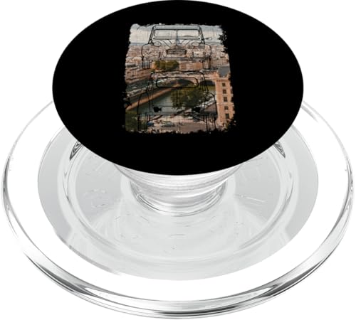 Citroën 2CV Retro Zeichnung über Paris Vatertag PopSockets PopGrip für MagSafe Citroën 2CV Retro Zeichnung über Paris Vatertag PopSockets PopGrip für MagSafe von Citroën