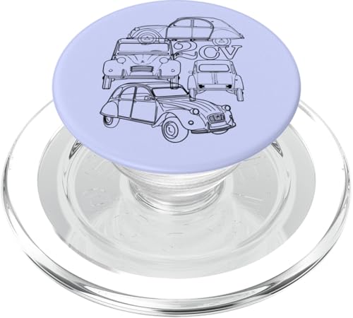 Citroën 2CV Schwarze Winkelhalterung Vatertag PopSockets PopGrip für MagSafe Citroën 2CV Schwarze Winkelhalterung Vatertag PopSockets PopGrip für MagSafe von Citroën