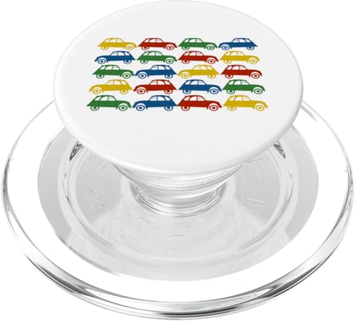Citroën 2CV Vintage Mehrfarbig Muster Vatertag PopSockets PopGrip für MagSafe Citroën 2CV Vintage Mehrfarbig Muster Vatertag PopSockets PopGrip für MagSafe von Citroën