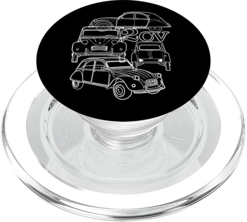 Citroën 2CV Weiß Winkelmontage Vatertag PopSockets PopGrip für MagSafe Citroën 2CV Weiß Winkelmontage Vatertag PopSockets PopGrip für MagSafe von Citroën