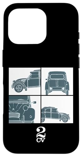 Citroën 2CV White Glamour Nahaufnahmen Vatertag Hülle für iPhone 16 Pro Citroën 2CV White Glamour Nahaufnahmen Vatertag Hülle für iPhone 16 Pro von Citroën