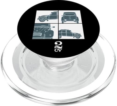 Citroën 2CV White Glamour Nahaufnahmen Vatertag PopSockets PopGrip für MagSafe Citroën 2CV White Glamour Nahaufnahmen Vatertag PopSockets PopGrip für MagSafe von Citroën