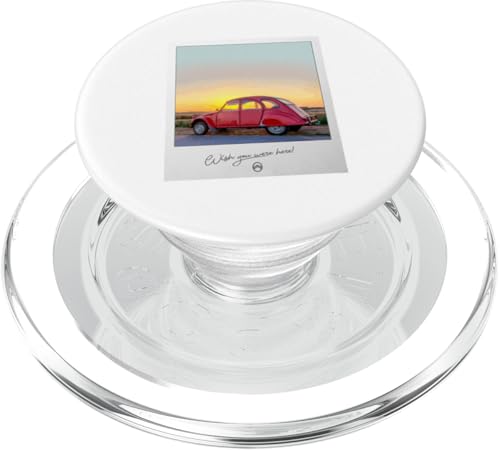 Citroën 2CV Wish You Were Here Foto Vatertag PopSockets PopGrip für MagSafe Citroën 2CV Wish You Were Here Foto Vatertag PopSockets PopGrip für MagSafe von Citroën