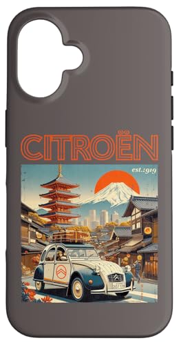 Citroën Chureito Pagode Mount Fuji Japan Vatertag Hülle für iPhone 16 Citroën Chureito Pagode Mount Fuji Japan Vatertag Hülle für iPhone 16 von Citroën