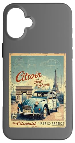 Citroën Der Citroënist 2CV Tour De Paris Vatertag Hülle für iPhone 16 Plus Citroën Der Citroënist 2CV Tour De Paris Vatertag Hülle für iPhone 16 Plus von Citroën