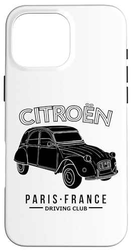 Citroën Driving Club Black 2CV Paris Frankreich Vatertag Hülle für iPhone 16 Pro Max Citroën Driving Club Black 2CV Paris Frankreich Vatertag Hülle für iPhone 16 Pro Max von Citroën