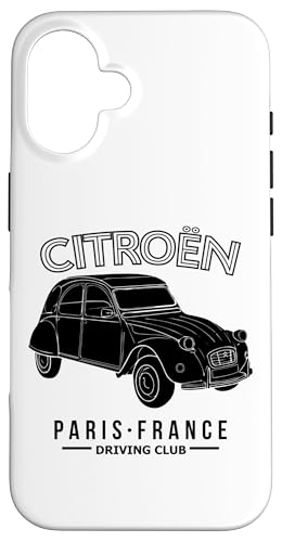 Citroën Driving Club Black 2CV Paris Frankreich Vatertag Hülle für iPhone 16 Citroën Driving Club Black 2CV Paris Frankreich Vatertag Hülle für iPhone 16 von Citroën
