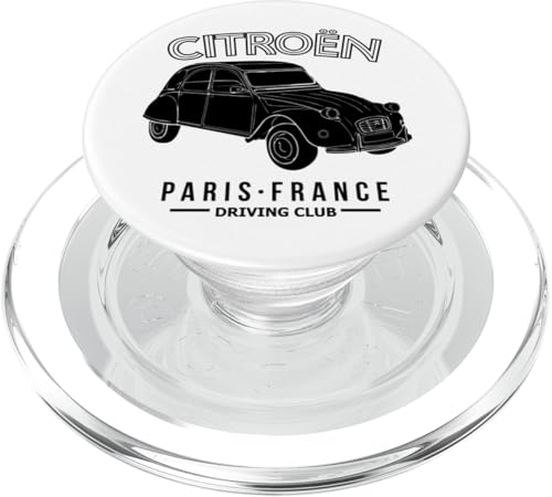 Citroën Driving Club Black 2CV Paris Frankreich Vatertag PopSockets PopGrip für MagSafe Citroën Driving Club Black 2CV Paris Frankreich Vatertag PopSockets PopGrip für MagSafe von Citroën