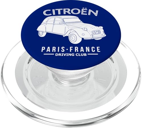 Citroën Driving Club White 2CV Paris Frankreich Vatertag PopSockets PopGrip für MagSafe Citroën Driving Club White 2CV Paris Frankreich Vatertag PopSockets PopGrip für MagSafe von Citroën