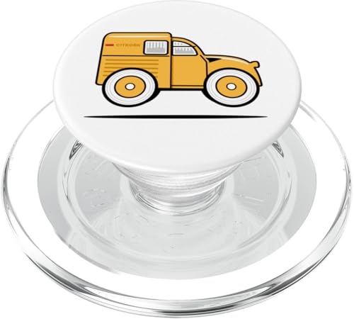 Citroën Gelber Van Vatertag PopSockets PopGrip für MagSafe Citroën Gelber Van Vatertag PopSockets PopGrip für MagSafe von Citroën
