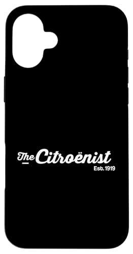 Citroën The Citroënist Est 1919, weißes Logo Vatertag Hülle für iPhone 16 Plus Citroën The Citroënist Est 1919, weißes Logo Vatertag Hülle für iPhone 16 Plus von Citroën