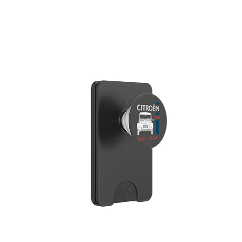 Citroën White 2CV Paris Frankreich Einzelstreifen Vatertag PopSockets PopWallet für MagSafe Citroën White 2CV Paris Frankreich Einzelstreifen Vatertag PopSockets PopWallet für MagSafe von Citroën