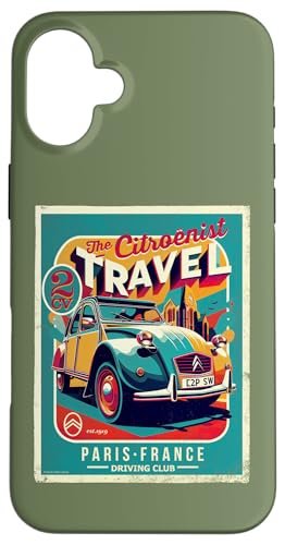 Der Citroënist 2CV Travel Paris Driving Club Vatertag Hülle für iPhone 16 Plus Der Citroënist 2CV Travel Paris Driving Club Vatertag Hülle für iPhone 16 Plus von Citroën