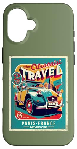Der Citroënist 2CV Travel Paris Driving Club Vatertag Hülle für iPhone 16 Der Citroënist 2CV Travel Paris Driving Club Vatertag Hülle für iPhone 16 von Citroën